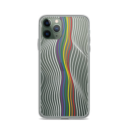 Synthwave Pride Clear Case for iPhone®