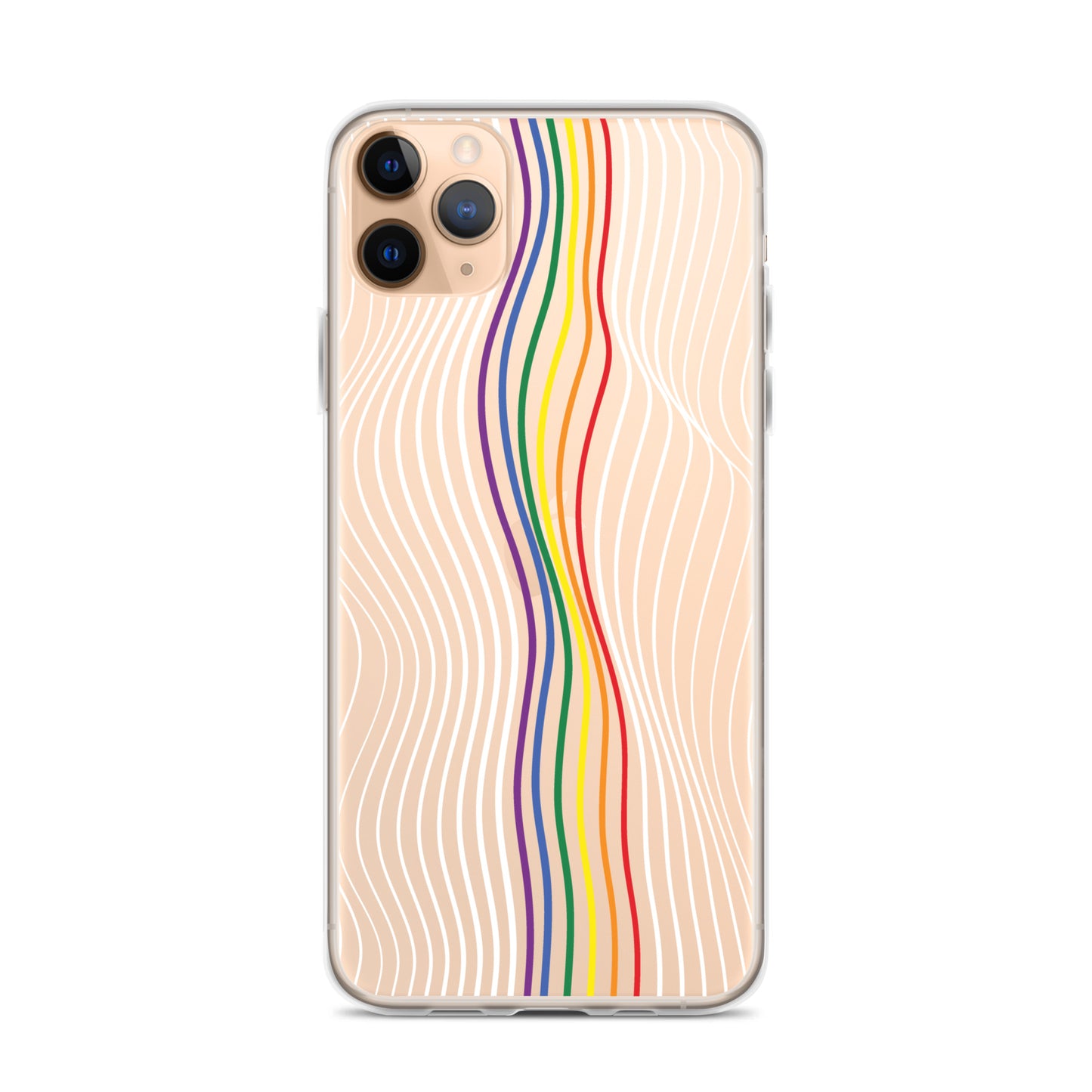 Synthwave Pride Clear Case for iPhone®