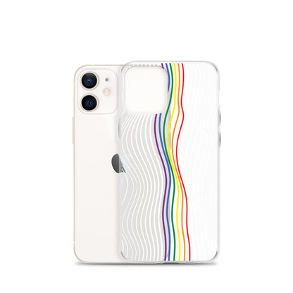 Synthwave Pride Clear Case for iPhone®