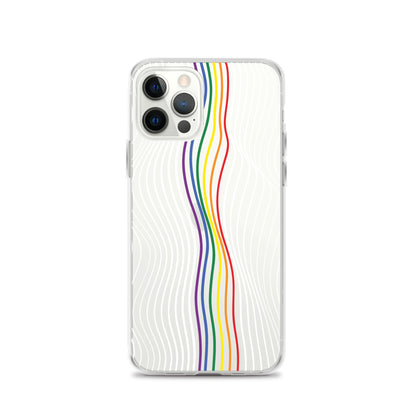 Synthwave Pride Clear Case for iPhone®