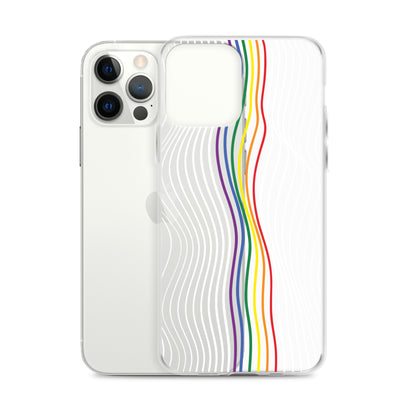 Synthwave Pride Clear Case for iPhone®