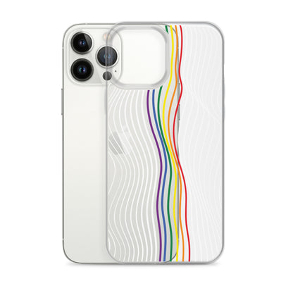 Synthwave Pride Clear Case for iPhone®