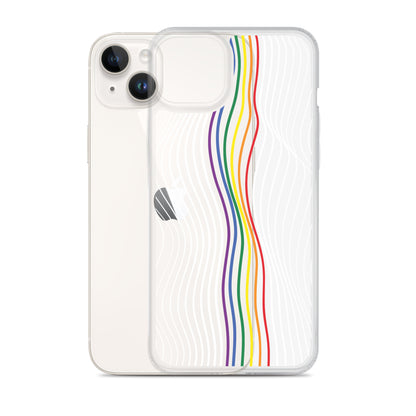 Synthwave Pride Clear Case for iPhone®