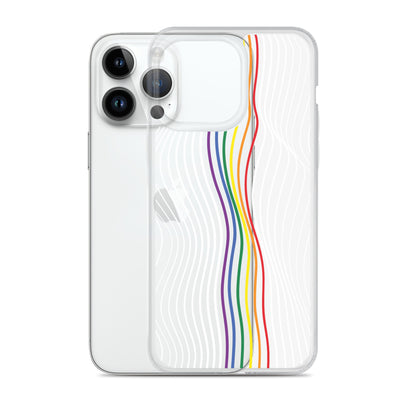 Synthwave Pride Clear Case for iPhone®