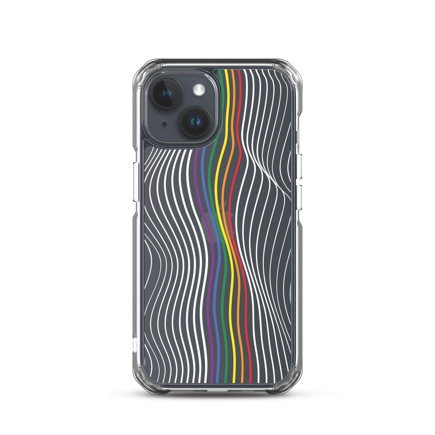 Synthwave Pride Clear Case for iPhone®