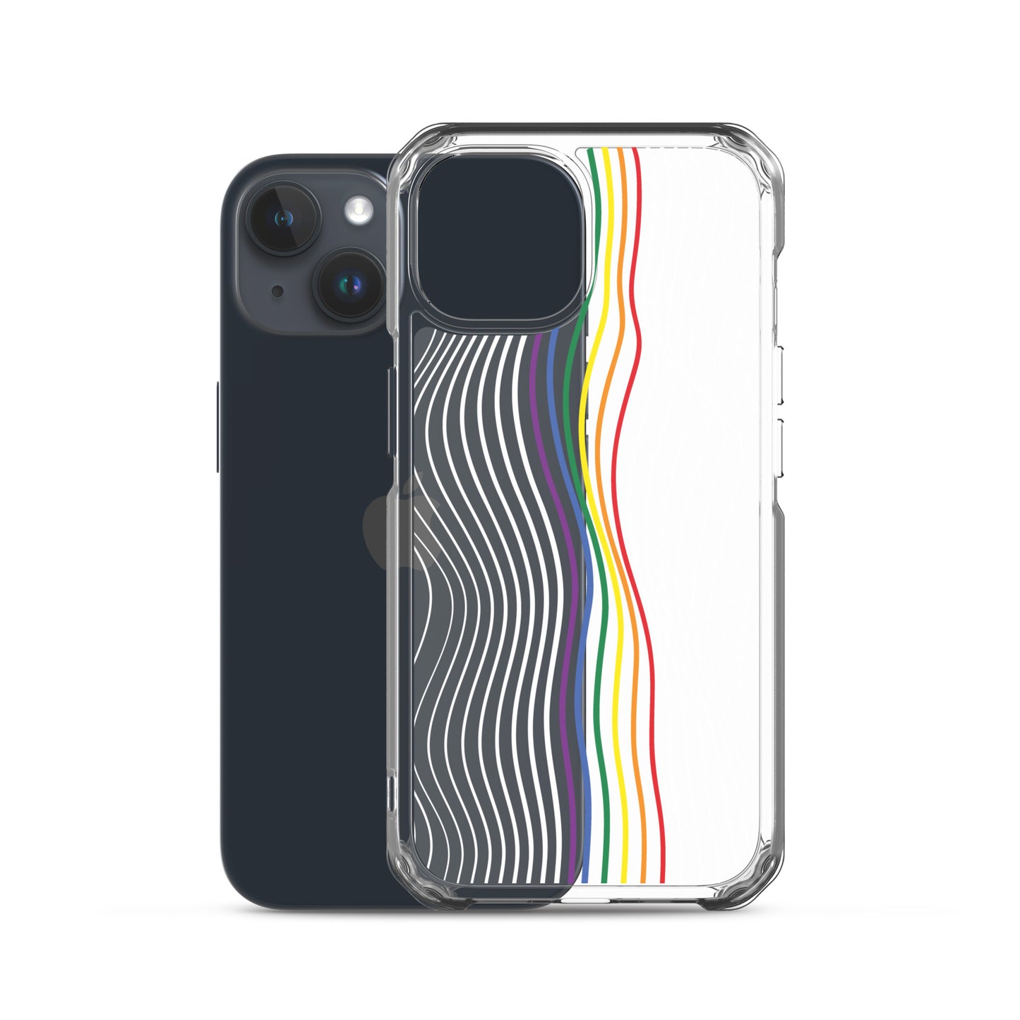 Synthwave Pride Clear Case for iPhone®