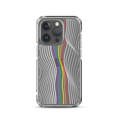 Synthwave Pride Clear Case for iPhone®