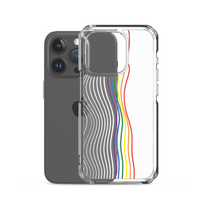 Synthwave Pride Clear Case for iPhone®