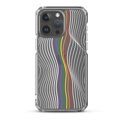 Synthwave Pride Clear Case for iPhone®