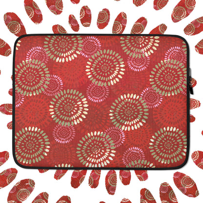 Carnival Dahlia Rose Laptop Sleeve